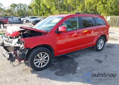 2016 Dodge Journey Sxt из США, поврежденный, VIN 3C4PDCBB0GT177986